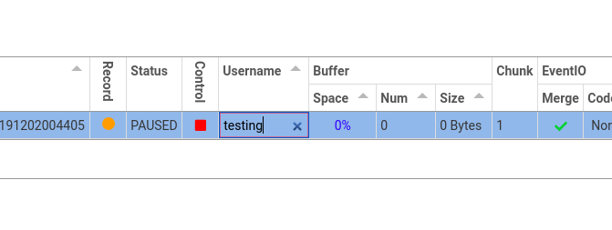 Setting username